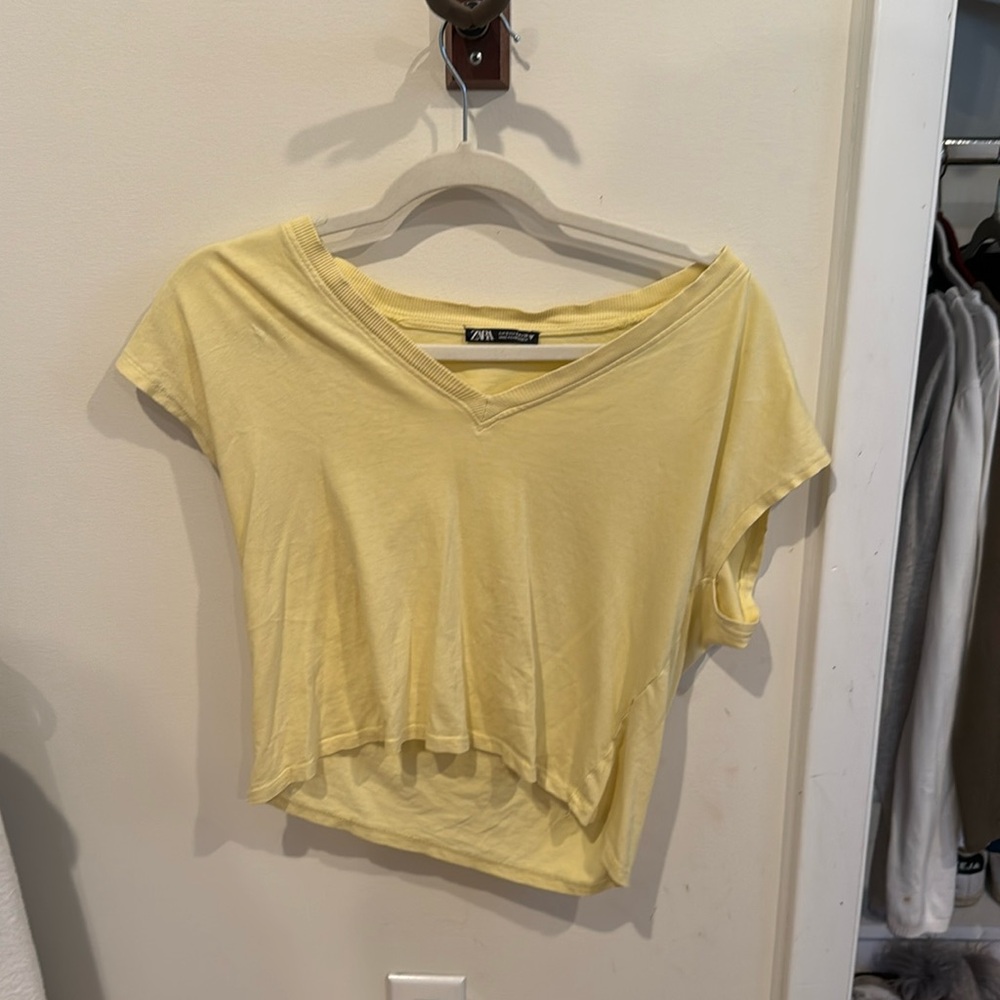 Cute Spring Zara Short Sleeve V-Neck